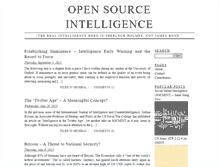 Tablet Screenshot of osintblog.org
